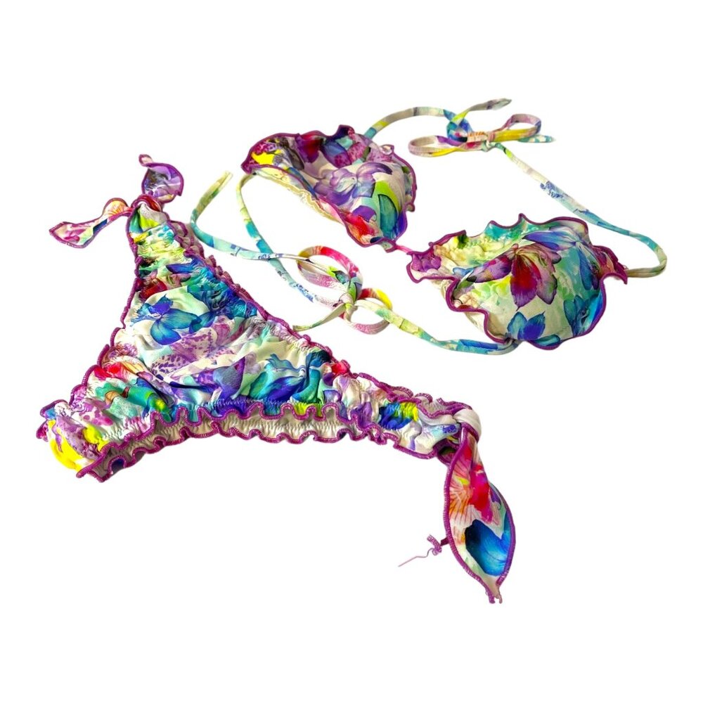 Calzedonia Multicolor Floral Cheeky Bikini